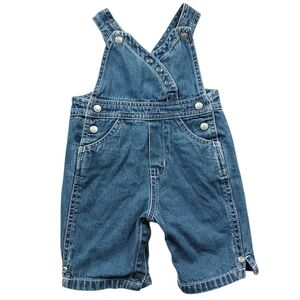 Vintage Sesame Street Denim Overalls Sz 0-3 Months